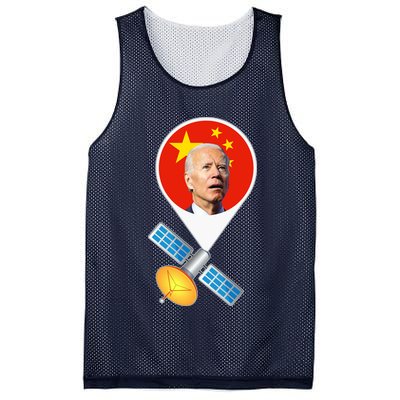 Chinese Satellite Balloon Joe Biden Mesh Reversible Basketball Jersey Tank