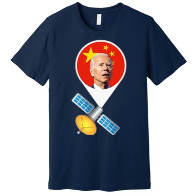 Chinese Satellite Balloon Joe Biden Premium T-Shirt