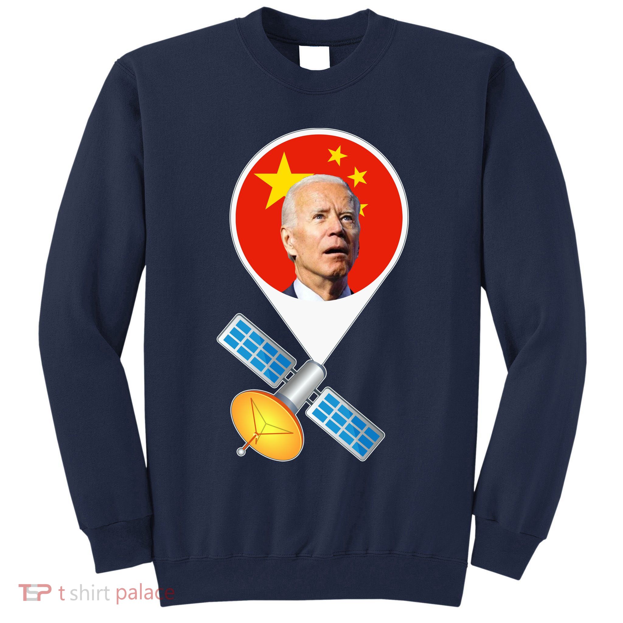 Chinese Satellite Balloon Joe Biden Tall Sweatshirt