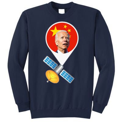 Chinese Satellite Balloon Joe Biden Tall Sweatshirt