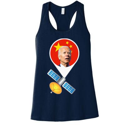 Chinese Satellite Balloon Joe Biden Womens Tank Top