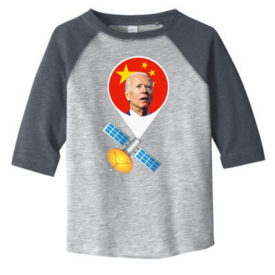 Chinese Satellite Balloon Joe Biden Toddler Fine Jersey T-Shirt