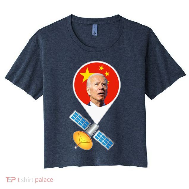 Chinese Satellite Balloon Joe Biden Crop Top