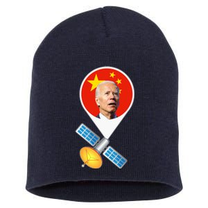 Chinese Satellite Balloon Joe Biden Short Acrylic Beanie