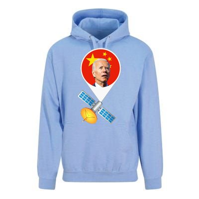 Chinese Satellite Balloon Joe Biden Unisex Surf Hoodie