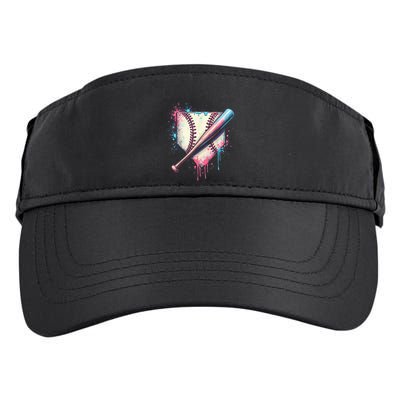 Cool Sport Baseball Plate Drip Home With Sprinkles Drip Adult Drive Performance Visor