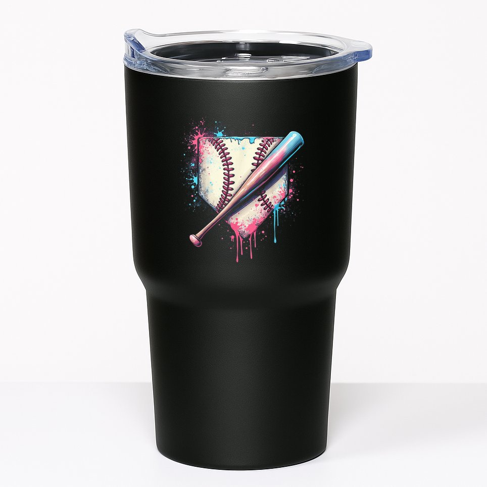 Cool Sport Baseball Plate Drip Home With Sprinkles Drip Tumbler