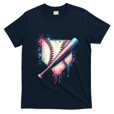Cool Sport Baseball Plate Drip Home With Sprinkles Drip T-Shirt