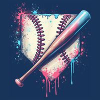 Cool Sport Baseball Plate Drip Home With Sprinkles Drip 16 in Basic Backpack