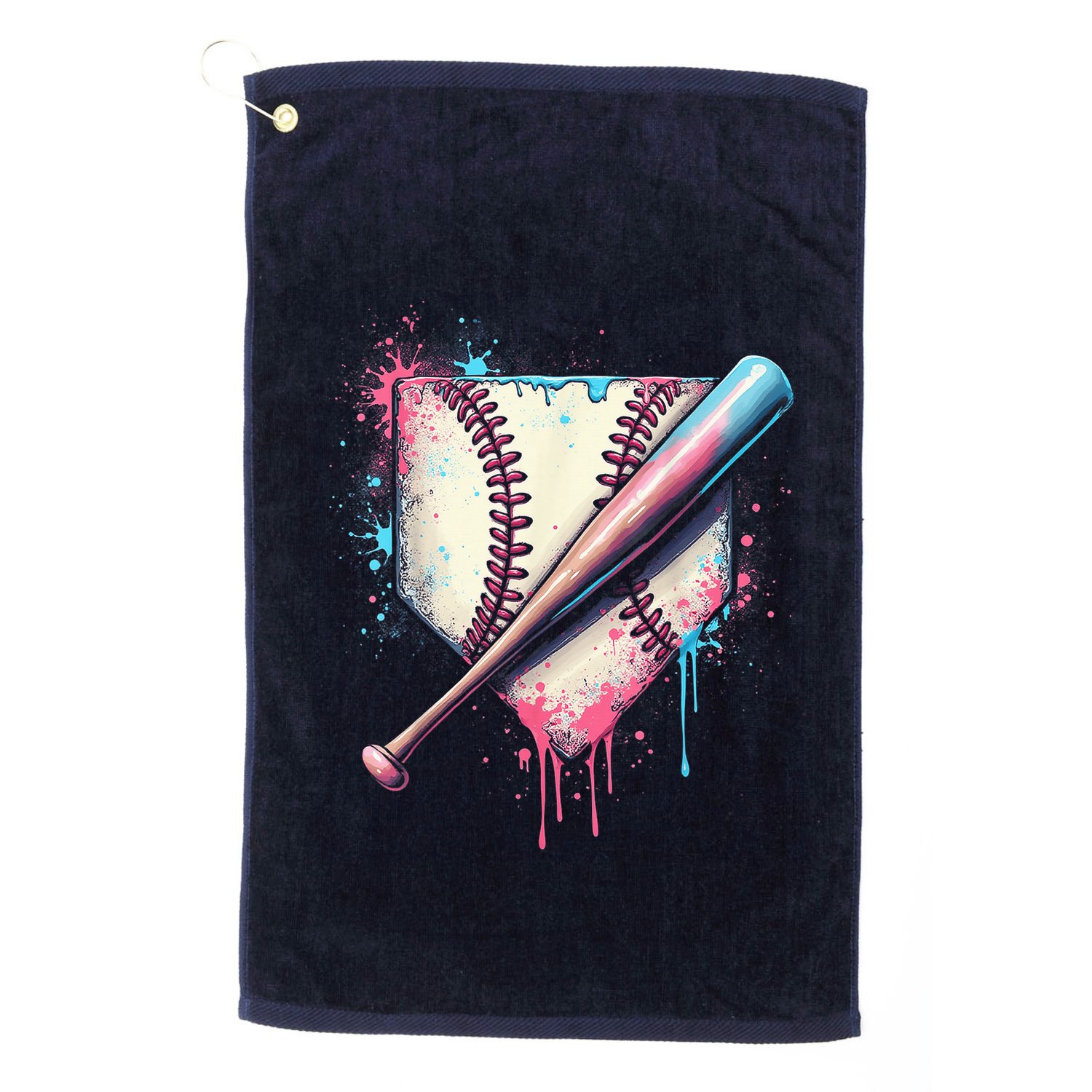 Cool Sport Baseball Plate Drip Home With Sprinkles Drip Golf Towel