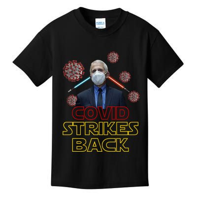 Covid Strikes Back Dr Fauci Funny Kids T-Shirt