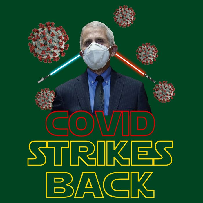 Covid Strikes Back Dr Fauci Funny Cooling Performance Crew T-Shirt