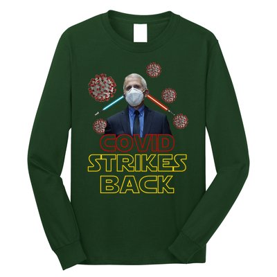 Covid Strikes Back Dr Fauci Funny Long Sleeve Shirt