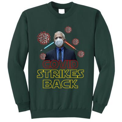 Covid Strikes Back Dr Fauci Funny Sweatshirt