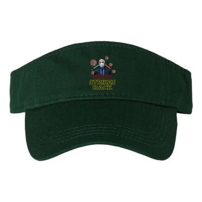 Covid Strikes Back Dr Fauci Funny Valucap Bio-Washed Visor