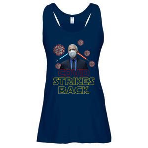 Covid Strikes Back Dr Fauci Funny Ladies Essential Flowy Tank