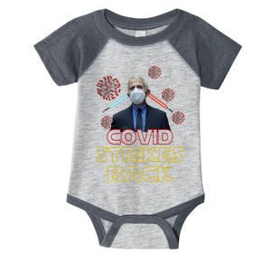 Covid Strikes Back Dr Fauci Funny Infant Baby Jersey Bodysuit