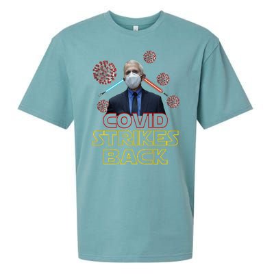 Covid Strikes Back Dr Fauci Funny Sueded Cloud Jersey T-Shirt