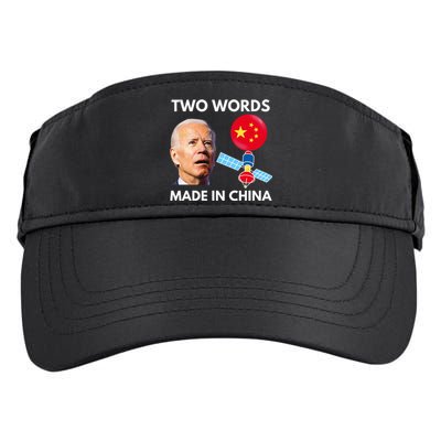 Chinese Spy Balloon Funny Surveillance Joe Biden China Flag  Adult Drive Performance Visor