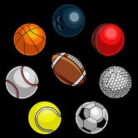 Cartoon Sports Balls Design Zip Tote Bag