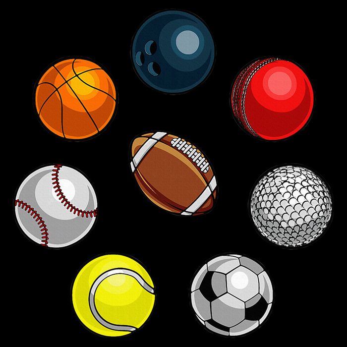 Cartoon Sports Balls Design Zip Tote Bag