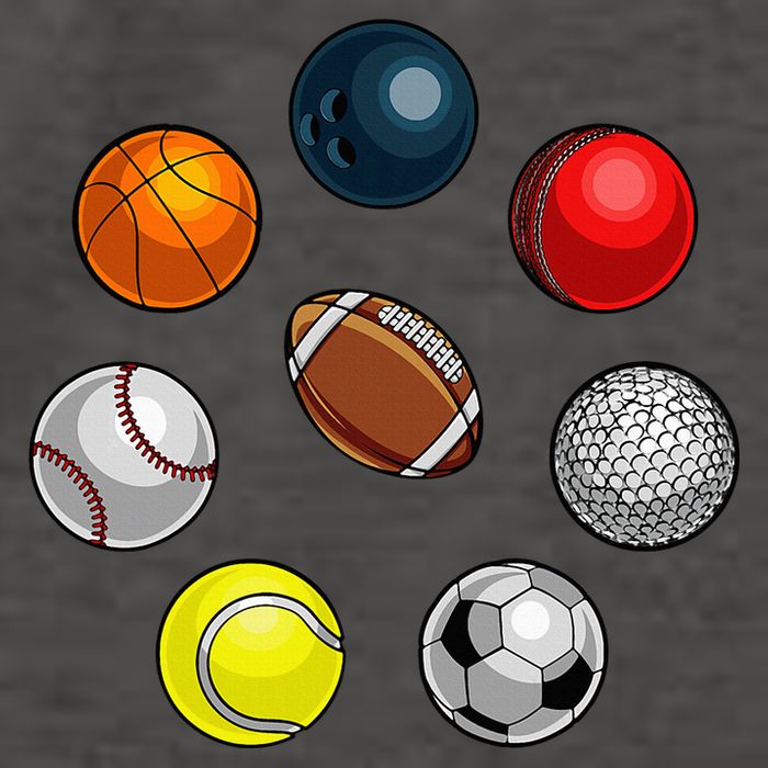 Cartoon Sports Balls Design Vector Backpack