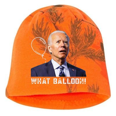 Chinese Spy Balloon Funny Surveillance Joe Biden  Kati - Camo Knit Beanie