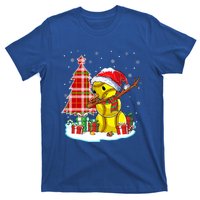 Christmas Softball Ball Snow Dabbing Santa Hat Xmas Tree Funny Gift T-Shirt