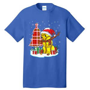 Christmas Softball Ball Snow Dabbing Santa Hat Xmas Tree Funny Gift Tall T-Shirt