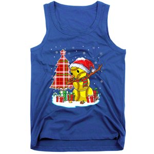 Christmas Softball Ball Snow Dabbing Santa Hat Xmas Tree Funny Gift Tank Top