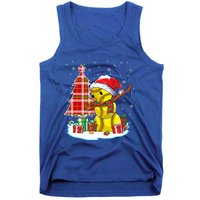 Christmas Softball Ball Snow Dabbing Santa Hat Xmas Tree Funny Gift Tank Top