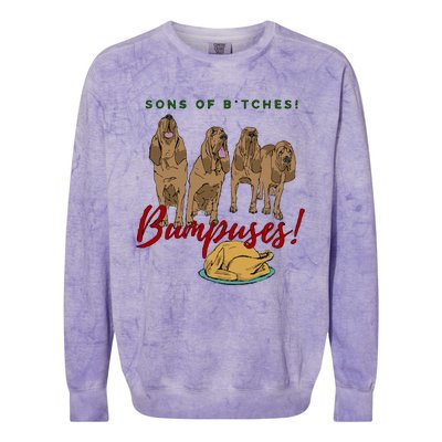 Christmas Story Bumpuses Bloodhounds Classic Colorblast Crewneck Sweatshirt