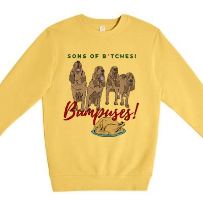 Christmas Story Bumpuses Bloodhounds Classic Premium Crewneck Sweatshirt