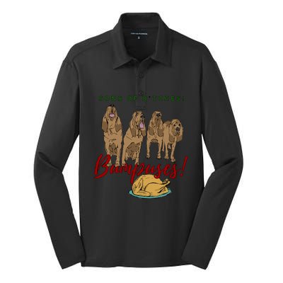 Christmas Story Bumpuses Bloodhounds Classic Silk Touch Performance Long Sleeve Polo