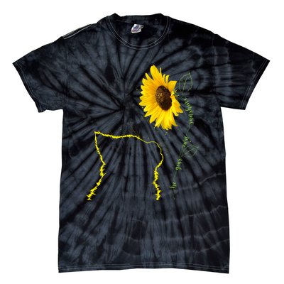 Cat Sunflower Be Your Own Sunshine Gift For Cat Mom Dad Tie-Dye T-Shirt