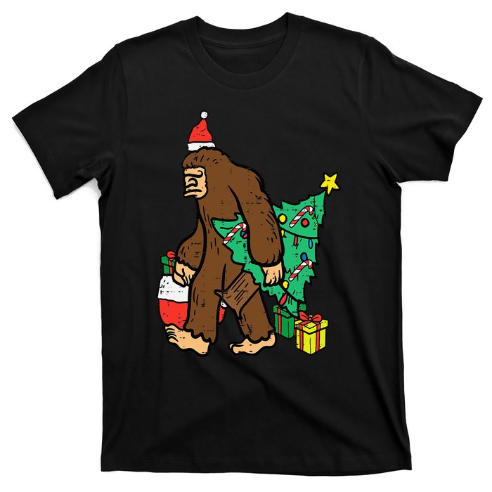 Christmas Sasquatch Bigfoot Xmas T-Shirt