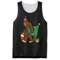 Christmas Sasquatch Bigfoot Xmas Mesh Reversible Basketball Jersey Tank