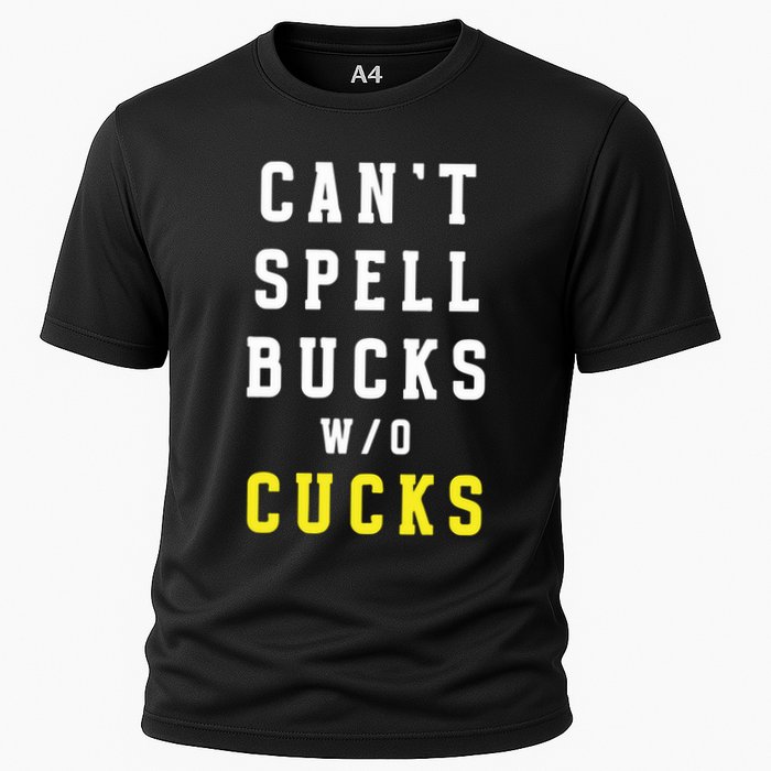 Cant Spell Bucks Without Cucks Michigan Football Cooling Performance Crew T-Shirt