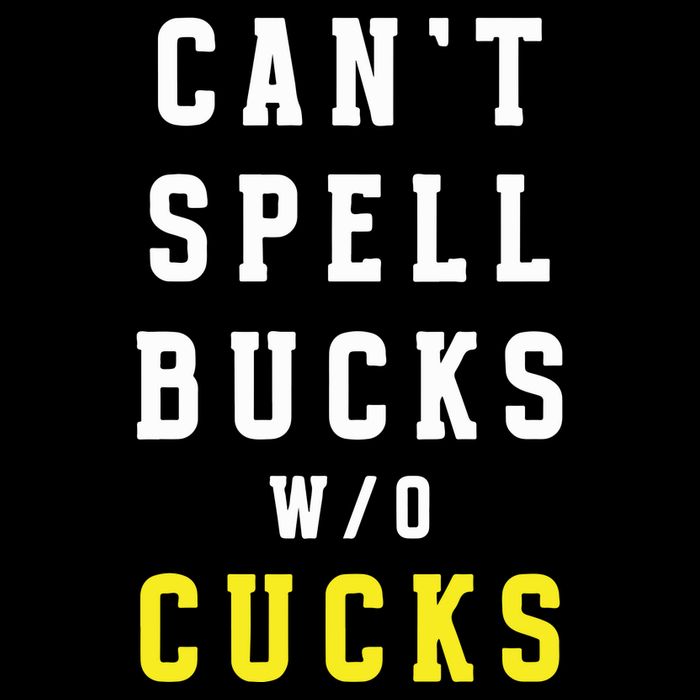 Cant Spell Bucks Without Cucks Michigan Football Cooling Performance Crew T-Shirt