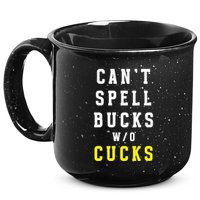 Cant Spell Bucks Without Cucks Michigan Football 15oz Campfire Ceramic Mug