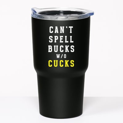 Cant Spell Bucks Without Cucks Michigan Football Tumbler