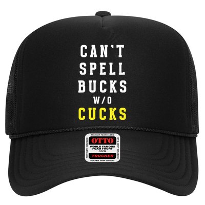 Cant Spell Bucks Without Cucks Michigan Football Trucker Hat