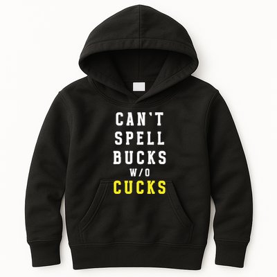 Cant Spell Bucks Without Cucks Michigan Football Kids Hoodie