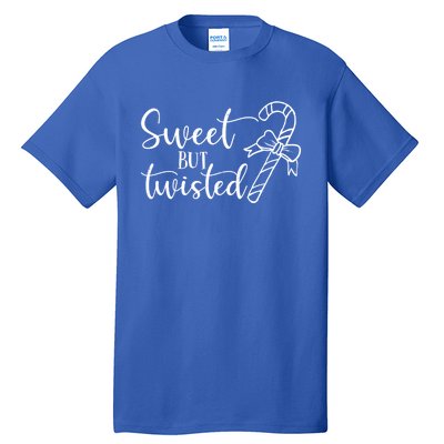 Christmas Sweet But Twisted Candy Cane Funny Xmas Gift Tall T-Shirt