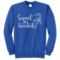 Christmas Sweet But Twisted Candy Cane Funny Xmas Gift Tall Sweatshirt