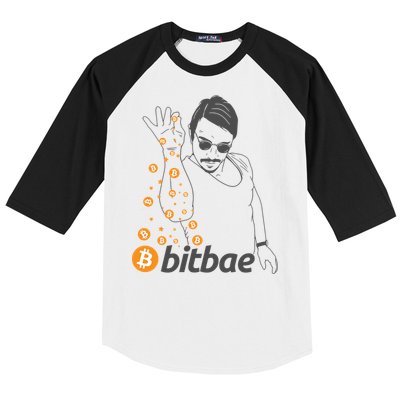 Crypto Salt Bae Bitcoin Baseball Sleeve Shirt