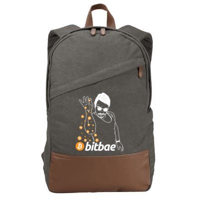 Crypto Salt Bae Bitcoin Cotton Canvas Backpack