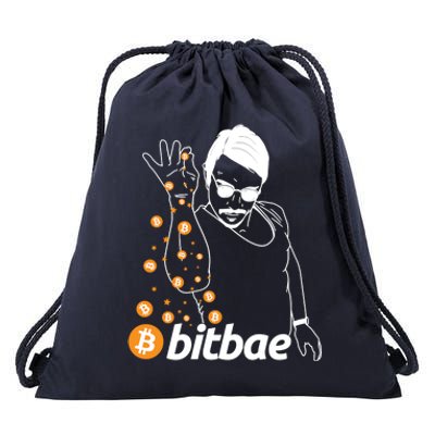 Crypto Salt Bae Bitcoin Drawstring Bag