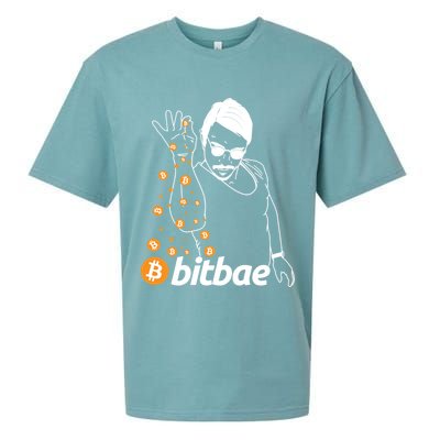 Crypto Salt Bae Bitcoin Sueded Cloud Jersey T-Shirt