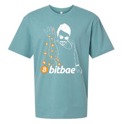 Crypto Salt Bae Bitcoin Sueded Cloud Jersey T-Shirt